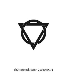 Triangle Circle Symbol Logo Design Vector Stock Vector (Royalty Free ...