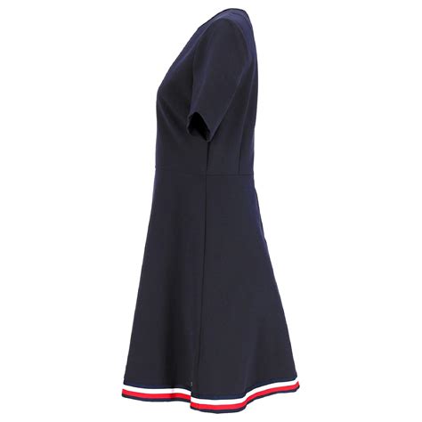 Tommy Hilfiger Robe Ajustée Et évasée à Bande Signature Pour Femme En