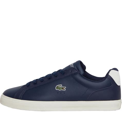 Buy Lacoste Mens Lerond Pro Trainers Navy Off White