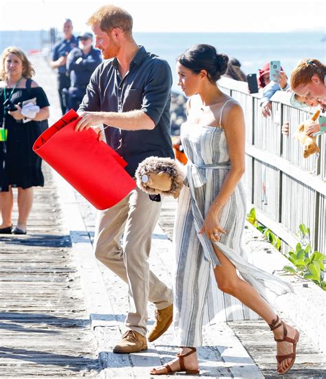 Meghan Markle Sarah Flint Flat Sandals Australia 2018 Popsugar Fashion