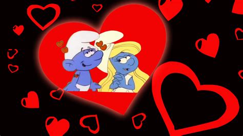 Image - Smurfette and hefty in love by lexy3643.jpg | Smurfs Wiki ...