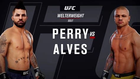 Ufc Mike Perry Vs Thiago Alves Hard Mode Youtube