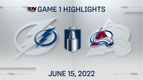 Stanley Cup Final Game 1 Highlights Lightning Vs Avalanche June 15