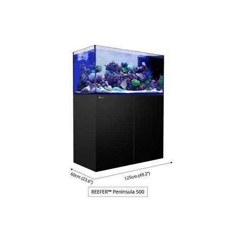 White Reefer 132 Gallon Complete System Peninsula P500 Deluxe W3 Hydra