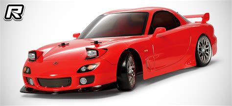 Red RC Tamiya TT 02D Mazda RX 7 FD3S 1 10th Drift Car Kit