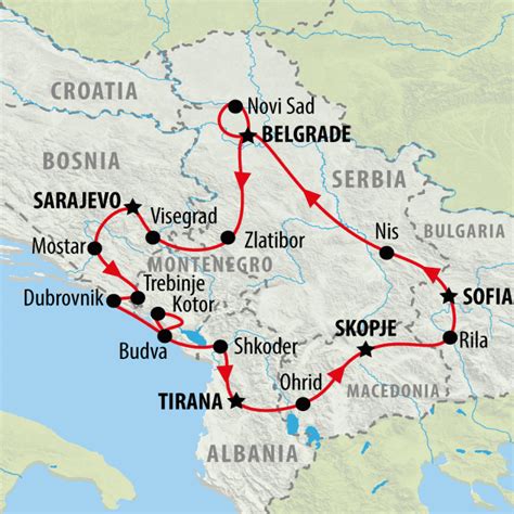 14 Day 7 Country Balkans Tour From Serbia On The Go Tours