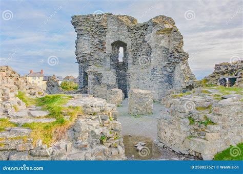 Ruinas De Aberystwyth Castle Wales Scotland Imagen De Archivo Imagen