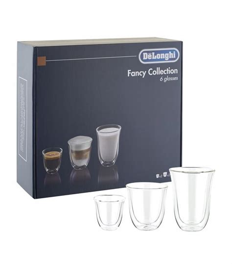 FILIŻANKI SZKLANKI TERMICZNE DELONGHI FANCY 6SZT 7932671449