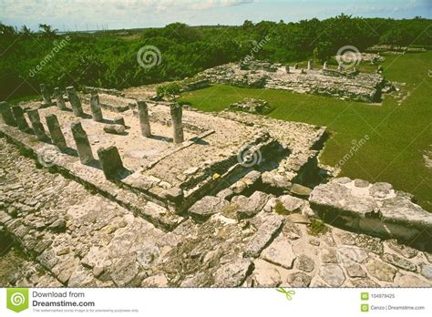 Ancient Archaeological Site of Tulum Editorial Image - Image of road ...