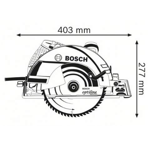 Scie Circulaire W Bosch Gks Turbo