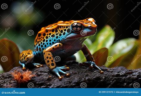 Poisonous frog-dart stock illustration. Illustration of jungle - 299121975