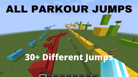 All Parkour Jumps In Minecraft Part1 Simple Jump Edition Youtube