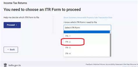 Itr 2 How To File Itr 2 Online With Salary Capital Gains And Other