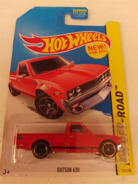 Hot Wheels 2014 139 Red Datsun 620 Pickup HW Off Road HW Hot Trucks Series MOC Contemporary