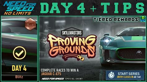 NFS No Limits Proving Grounds Jaguar C X75 Day 4 TIPS YouTube