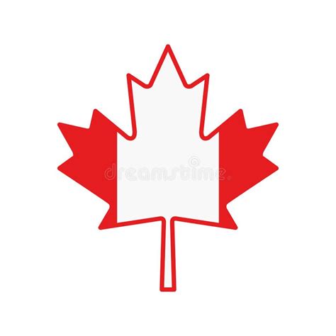 Symbole Du Canada Et Conception De Feuille D Rable Illustration De