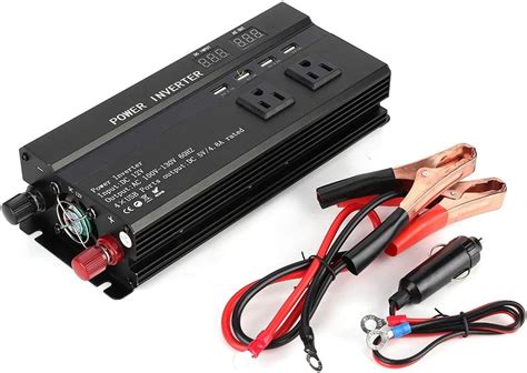 Inversor de corriente para automóvil 700W 12V a 110V Convertidor de