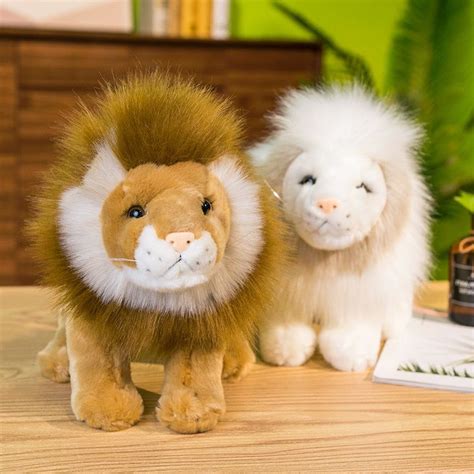 Soft Simulator Fun Plush Lions Realistic Forest Animal Dolls Lovely