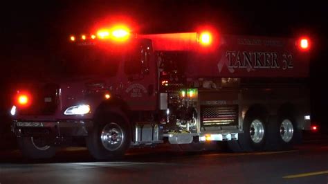 Walnuttown Fire Company Brand New Tanker Responding Youtube