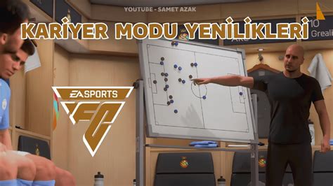 EA FC 24 KARİYER MODU YENİLİKLERİ KARİYER İNCELEME YouTube