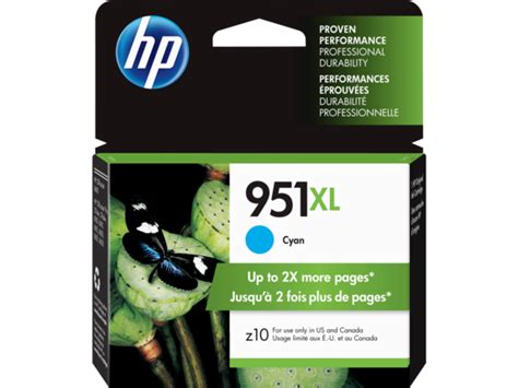 HP 951XL High Yield Cyan Original Ink Cartridge CN046AN 140