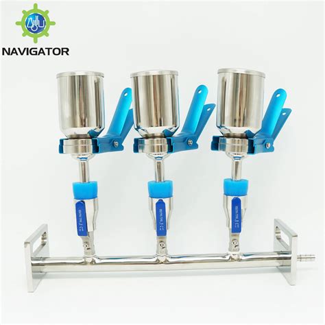 Laboratory 3 Branch Stainless Steel Funnel Manifolds Filter Buy