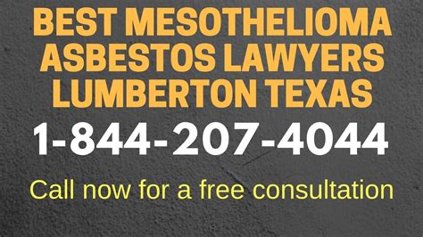 Mesothelioma Lawyer Lumberton Tx Asbestos Lawyers Texas Youtube