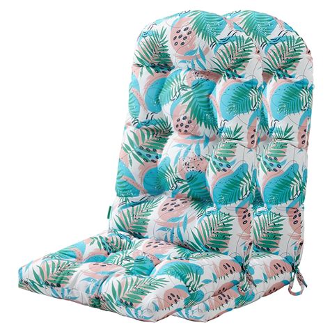 Filuxe Adirondack And Rocking Chair Cushion High Back Patio Cushions Waterproof Solid Tufted