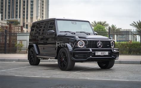 Rent A Mercedes G Amg Black Id In Abu Dhabi Renty Ae