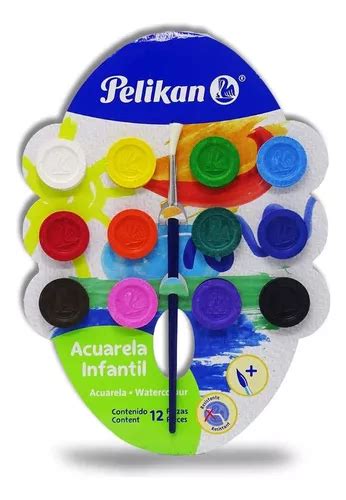 Acuarela Infantil Pelikan C Pz Mercadolibre