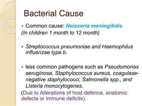 Meningitis (Pediatrics Lecture) | PPT