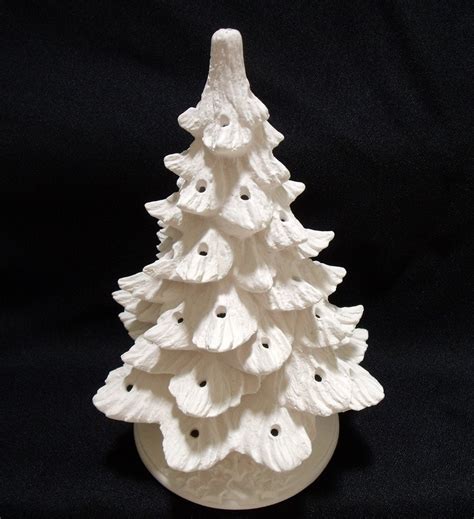 Ready To Paint Ceramic Christmas Tree Kit 11 Inches