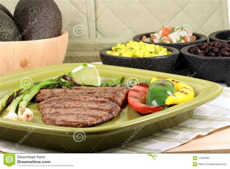 Mexican Carne Asada Plate Stock Image Image Of Freshness 11533461