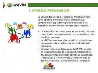 Modelo Educativo Univim Ppt Descarga Gratuita