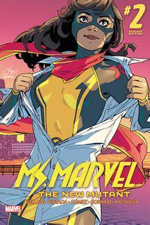 Ms Marvel The New Mutant Variant Comic Issues Marvel