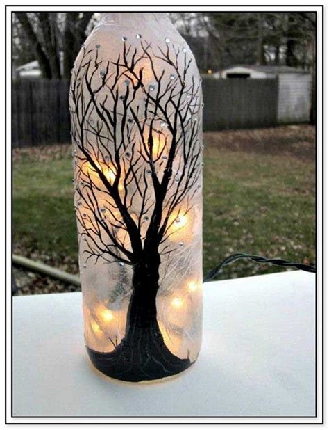 42 Awesome Ideas How To Make Wine Bottle Lights Wine Bottle Crafts