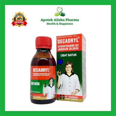 Jual Decadryl Expectorant Sirup Ml Decadril Ekspektoran Syrup