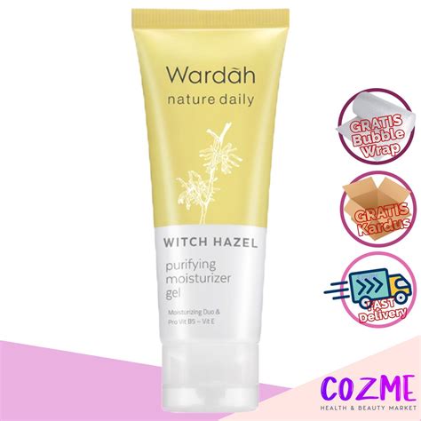 Jual Wardah Witch Hazel Purifying Moisturizer Gel 40ml Shopee Indonesia