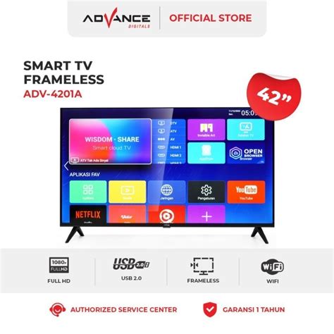 Jual Advance Android TV 42 Inch Panel LG ADV 4201A Smart TV Digital