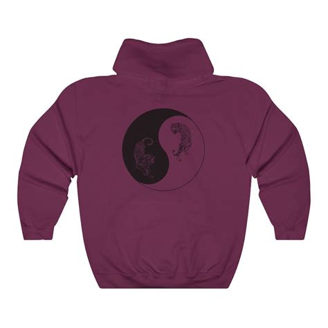 Yin And Yang Hoodies Indie Clothes Aesthetic Hoodie Indie Etsy