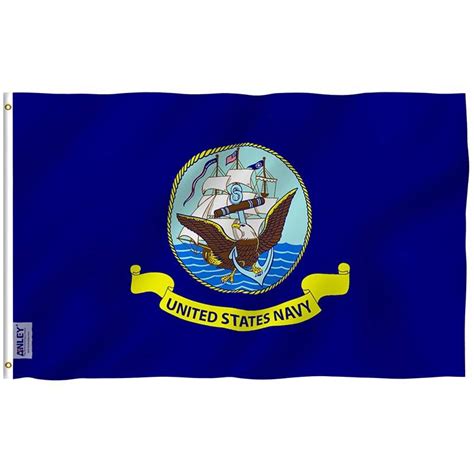 Fly Breeze US Navy Flag 3x5 Foot For Sale - Anley Flags