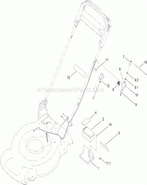 Toro Recycler 22 Personal Pace Parts Diagram