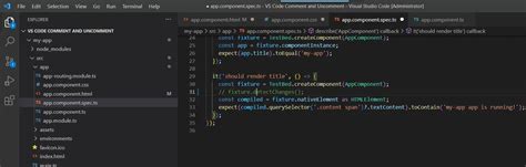 Visual Studio Code Comment And Uncomment Code Shortcut Or Hotkeys