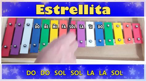 Estrellita Donde Estas Metal Fono Xil Fono Con Pista Para