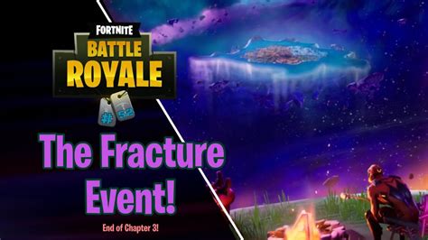 The Fracture Event Fortnite Youtube