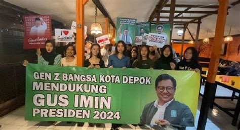 Gen Z Bangsa Depok Deklarasi Dukung Cak Imin Capres Metro Tempo Co