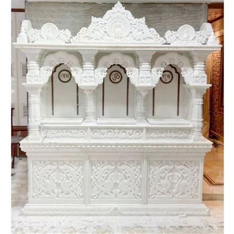 Ft White Marble Temple Design Antique At Rs In Makrana Id