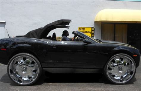 These Two Camaros Are Riding High on 32-Inch Rims | Complex