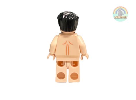 Naked Minifigures Six Pack Torso Surfer Man With Genitals Custom