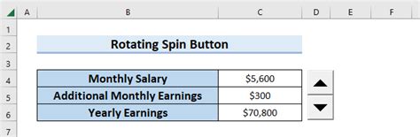 How To Rotate Spin Button In Excel With Easy Steps Exceldemy